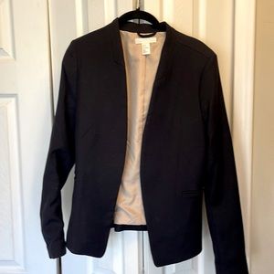 Collarless H&M Blazer - Black